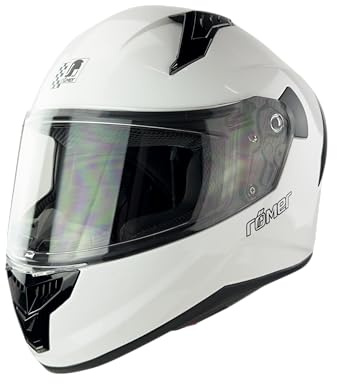 Römer RR2024 Integralhelm Motorradhelm – weiß glänzend – Größe XS–XXL