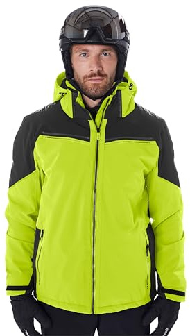 Killtec Herren Ksw 51 Mn Ski Jckt Skijacke/Funktionsjacke mit abzipbarer Kapuze, Schneefang und Unterarmventilation