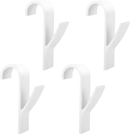 4 Stück Handtuchhalter Heizkörper,Haken für Handtuchheizkörper,Bad Badheizkörper Halterung Heizung,Towel Handtuch Rundheizkörper,Einhängen Halter Handtuchhaken,Heizungshaken Badezimmerhänger,Weiß