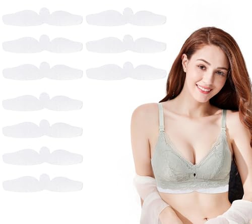Debajo de los tampones de mama - protector de sudor de 19 pulgadas | Forro de sudor de tela - Diseño no reutilizable no tejido con comodidad de picante humedad, ideal para yoga, viajes, ex