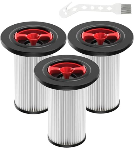 ZHEHNSA 3 stycken för Bosch Unlimited Series 8 Gen2 dammsugarfilterset, kompatibel bosch unlimited 8 gen 2 propower med 1 rengöringsborste, dammsugarfilter 12023349,12036642