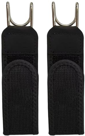 Set di 2 cinture elastiche senza fibbia con gancio in metallo, fascia addominale invisibile regolabile, larghezza 1,5 pollici, cintura comfort unisex per jeans, lavoro, casual, viaggi e attività all'a