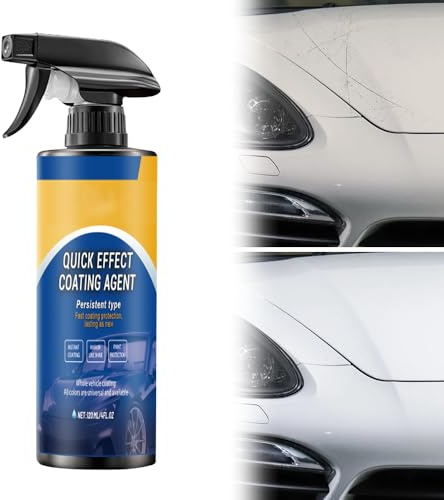 Quick Effect Coating Agent, 2026 Neu 3 in 1 Hohe Schutzwirkung Schnell Beschichtetes Auto Spray, 2026 Neu Multifunktionales Autos Kratzer Entferner und Abnutzungserscheinungen Autopolitur (1Pcs)