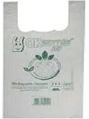 BUSTE BIODEGRADABILI MAXI shoppers biocompostabili 500 pezzi 30+9+9x60 bio biodegradabili e compostabili gr13 UNI 13432 KG 6,5-SCATOLA DA 500 SACCHETTI-