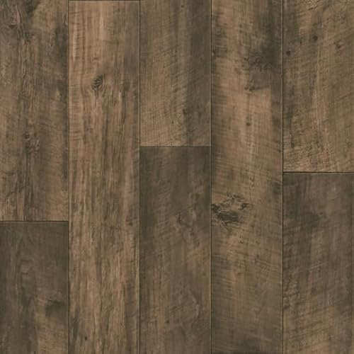 Sol PVC Best - imitation parquet Chêne Brun Foncé (3m x 4m)