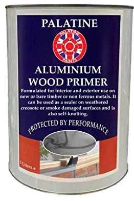 Carboxide Aluminium Wood Primer | 5 Lt | For use on internal & external wood