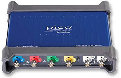 Oscilloscopio, 4 canali, 50Mhz, 1Gsps, per TECNOLOGIA PICO, Attrezzature di prova, Oscilloscopi basati su PC