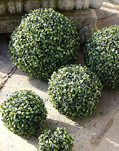 artplants.de Buchsbaumkugel Heinz, Kunststoffgitter, Ø35cm - Kunst Buchsbaumkugel