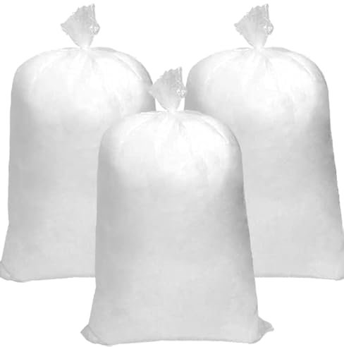 Pillows24 Füllwatte 3000g Füllmaterial aus Polyester, ideal für Kissen, Sofakissen, Deko-Kissen, Faserfüllung für Spielzeug, Schlafdecken, Quilts und Tagesdecken