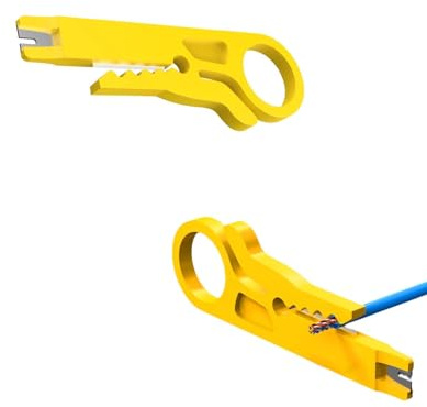 Mini Network Wire Stripper, for CAT‑5,CAT‑5e and CAT‑6 Cables