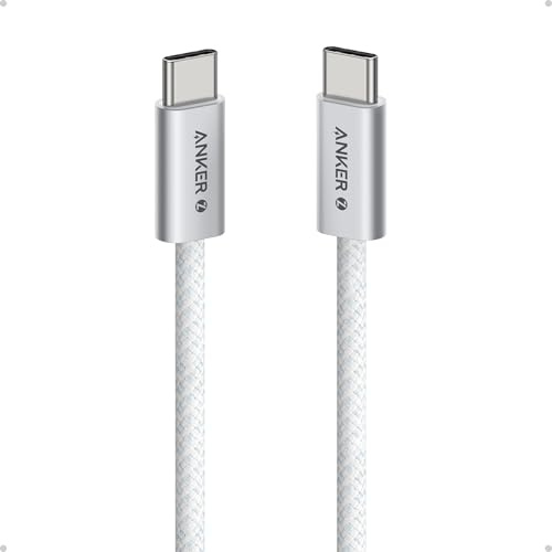 Anker Zolo kabel, USB-C till USB-C, 240W snabbladdning, flätad, 90cm | smutsfri design, tunn kontakt, för MacBook Pro, iPhone 17/16/15, iPad Pro, Samsung Galaxy och mer