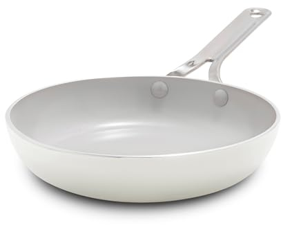 GreenPan Nova Bratpfanne, 20,3 cm, Induktionsgeeignet, Diamant-infundiert, PFOA- und PFAS-freie, ungiftige Keramik-Antihaftbeschichtung, spülmaschinen- und ofenfeste Bratpfanne, schnelles
