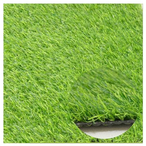 künstlicher Rasen für draußen 30 Mm Kunstrasenteppich, Synthetischer Kunstrasenteppich Aus Kunststoff, Kunstrasenunterlage For Den Innen- Und Außenbereich For Gartenteppich, Lichtbeständig(3x4m(9.8*13