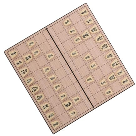 Vaguelly Faltbares Japanisches Schachbrett Aus Holz Mit Magnet-schachfiguren Tragbares Reise-schachspiel Für Enthusiasten Und Anfänger