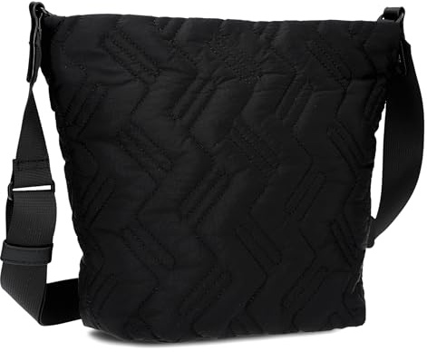 Zwei Damen Puffer Tasche Cleo CL90 gesteppte große Umhängetasche, Stepp-Schultertasche, ultraleicht, wasserabweisend, robust, abnehmbarer und verstellbarer Schultergurt