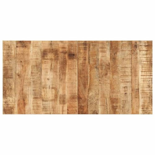 Genérico Tablero para Mesa Madera de Mango Rugosa 120x60x (1,5-1,6) cm,Mobiliario,Accesorios para mesas,Tableros para mesas,Marrón,8.45 KG,328336