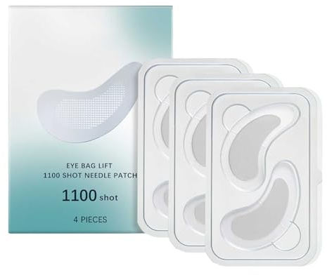 Micronadel Augenpflaster, Microneedling Patches, Anti-Falten Mikronadeln Patche, Hyaluronsäure Augenpads Gegen Augenringe & Schwellung (3 Stück)