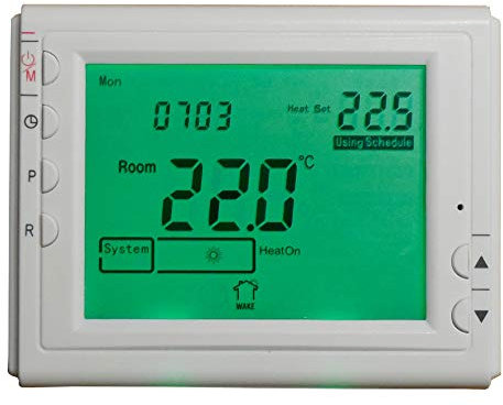 BRAVO 809031242276 cronotermostato settimanale digitale-93003100, Bianco