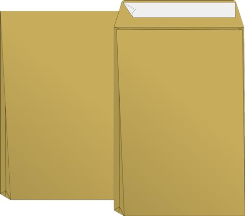 BRUNNEN Versandtasche B5 braun 50 Stück Fal