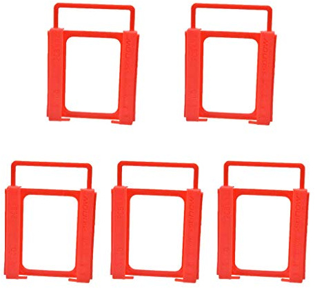 5Pcs 2.5inch To 3.5inch SSD/HDD Hard Drive Tray Mounting Adapter Bracket Holder, Support 7mm/9.5mm Hard Disk AOD