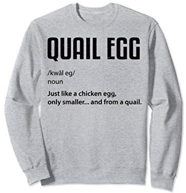 Quaglia: Quail Egg Definition - Uova Felpa