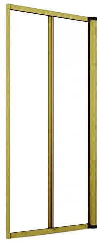 Decorspace Insektenschutzrollo seitlich für Türen und Fenster anpassbar in DIY-Kit (150 x 250 cm, oxidierte Bronze)