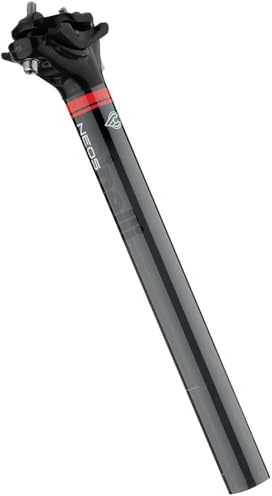 Cinelli Neos Carbon Sattelstütze, Schwarz/Rot, 27,2 mm