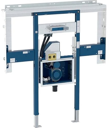 Elemento Duofix Geberit per lavabo Geberit ONE e rubinetto a parete Geberit ONE, ad altezza ambiente, con sifone rotante ad incasso, con clou ad incasso, Versione: larghezza 125 cm