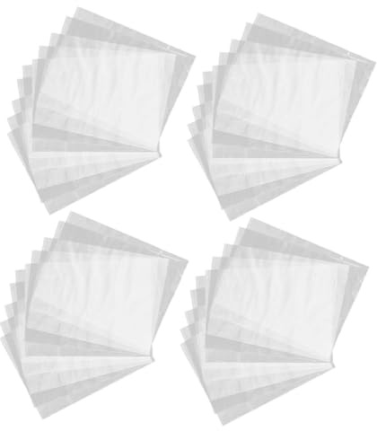 SOLUSTRE Transparente Pvc Schrumpffolie 24X16 Cm Schrumpfbeutel Für Sichere Verpackung Und Schutz Von Lebensmitteln Und Produkten Mit Einfachem Schrumpfen Per Wärmetunnel Oder Haartrockner