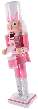 OFFSCH Soldat Casse-Noisette Bois Décoratif Figurine Marionnette Festive pour Décoration De Noël Maison Et Bureau Ornement Traditionnel pour Ambiance De Fête
