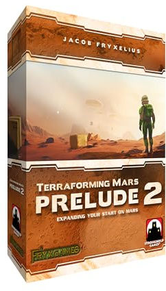Stronghold Games | Terraforming Mars: Prelude 2 | Brettspiel-Erweiterung | Alter 14+ | 1–5 Spieler | 90–120+ Minuten Spielzeit, Braun und Beige