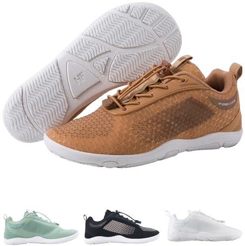 Hike Footwear HF Flow Barefoot Shoes for Women & Men - Minimalist Shoes with Arch-Support, Breathable Splash-Proof & Versatile Boot, Ergonomic Pain-Relief Posture Improvement Hiking Boots