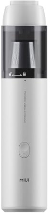 MIUI Handheld Vacuum Cleaner 10000PA Cordless Handheld Vacuum Mini Hand Held Vacuum with Type-C Fast Charging Light Weight Brushless Motor Blow & Suction 2 in 1 0.8Lb for Car,Home,Office, Pet, White