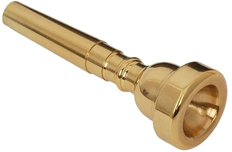 ifundom Kupfertrompete Mundstück Ersatz Golden für Bach Conn King Trompete Präzise Klangqualität Zubehör