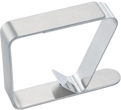 Tischdeckenklammern aus Edelstahl – Tischdeckenklammern | Tischdeckenklammern | Verstellbare Tischdeckenhalterungen für 1-3 cm dicke Tische für Restaurant Picknick Abendessen Hochzeiten
