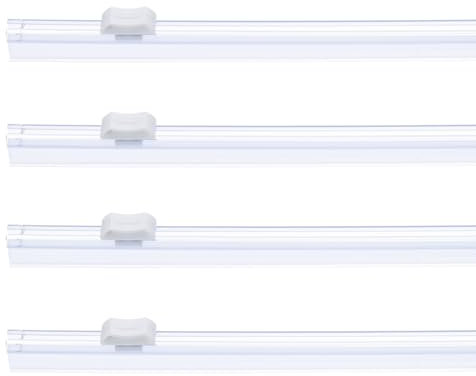 PATIKIL 4pcs Plastic Wrap Cutter, 13in Plastic Wrap Slide Cutter Snap Card Slot Installation Replacement for Aluminum Foil Wax Paper Parchment Paper Wrap Dispenser, White