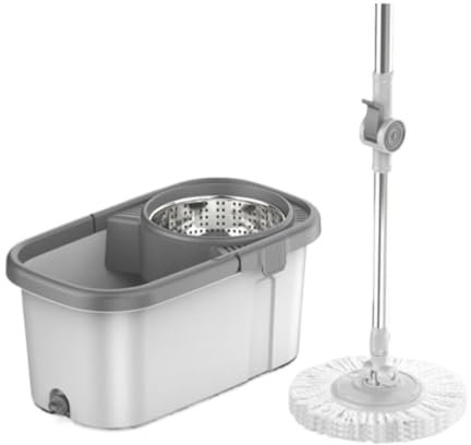 Mopa Mop Mopas Fregona Juego De Trapeador Y Balde Con Escurridor Para Limpieza De Pisos Con Polvo Húmedo, Trapeador Para Limpieza De Pisos Con 2 Cabezales De Trapeador Lavables Trapeador de Limpieza