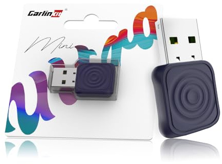 CarlinKit 2026 kabelloser CarPlay & Android Auto Adapter, Upgrade von kabelgebundener auf kabellose Verbindung, Plug & Play mit USB-A/Typ-C, Funktioniert mit iPhone iOS 10+ & Android 11.0+