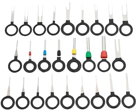 Kit De Herramienta De Extracción De Terminales - 70pcs Extractor De Pin Eléctrico Con De Seguridad | Herramientas De Despinado, Herramientas De Aguja Universal Para Proyectos De Reparación