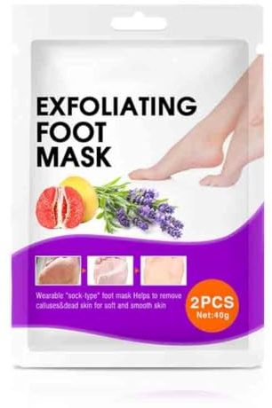 20pcs Foot Peel Mask Peeling Peel Off Calluses Dead Skin Callus Remover, Foot Mask for Dry Cracked Feet, Foot Peel Mask with Lavende