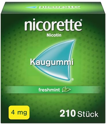 nicorette 4 mg Nikotinkaugummi freshmint zum Rauchen aufhören, 3x210 St. | Mit nicorette endlich mit dem Rauchen aufhören