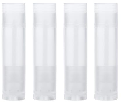 TOPPERFUN 50stücke Leere Lippenpflegebehälter mit Schiebemechanismus Kappen Polypropylen-material Diy-tuben für Lippenbalsam und Lipgloss Robust und Geruchsneutral