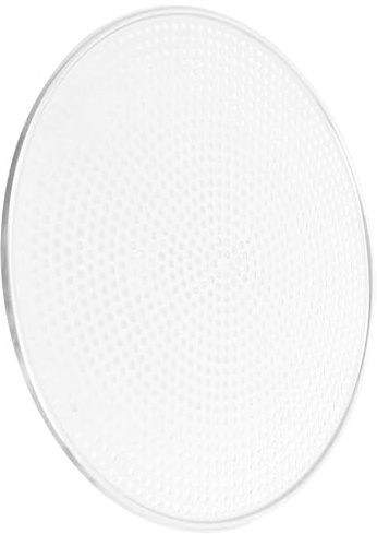 Toyvian Bandeja para Pizza de Aluminio Perforada 40 Cm Molde para Hornear Pizza con Malla Ventilada Accesorio para Horno y Cocina Hogareña