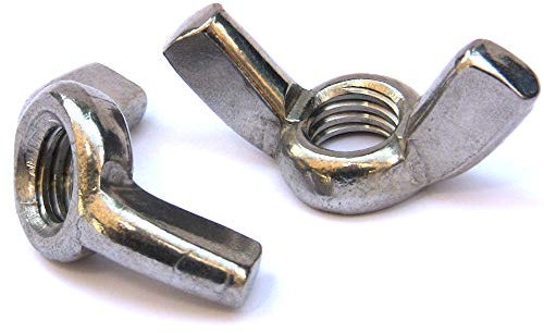 50 Stk. Flügelmuttern M4-M16 Industriequalität (M 8)