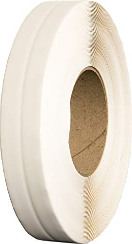 LEMODO Weichsockelleiste selbstklebend 18 + 18 mm (36 mm Gesamtbreite) | Winkelleiste aus PVC | Abschlussleiste auf der Rolle | Als Knickwinkelleiste oder Flachleiste einsetzbar