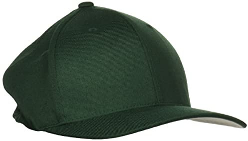 Flexfit Unisex-Erwachsene Mütze aus Wollmischgewebe Verschluss, Fichte, L/XL