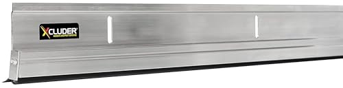 Xcluder 36 Versa-Line Rodent Proof Door Sweep, Mill Aluminum Finish – Seals Out Rodents and Pests, Easy to Install, Maximum Adjustability; Under-Door Seal; Rodent Proof