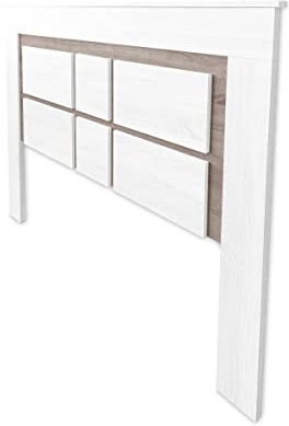 Somnia Descanso - Cabecero Nórdico Mandi de 160 x 120 cm | Práctico y Elegante | Fácil de Montar, Colores Andersen y Pino Gris (para Cama de 135-140 o 160)
