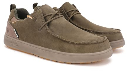 WALK IN PITAS | ARAL | Mocasines de Hombre | Náuticos para el Invierno | Zapatilla de Vestir | Zapatos sin Cordones | Zapatilla Casual | Deportivas Casual | Calzado Walkinpitas | Kaki 44