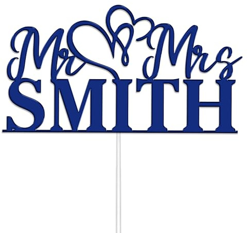 KreateSquare Personalised Cake Topper, Custom Name Party Cake Decoration